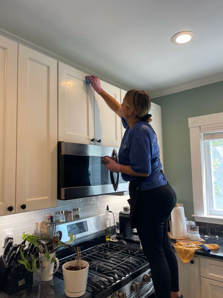 bedroom reset after deep cleaning in Hudson MA