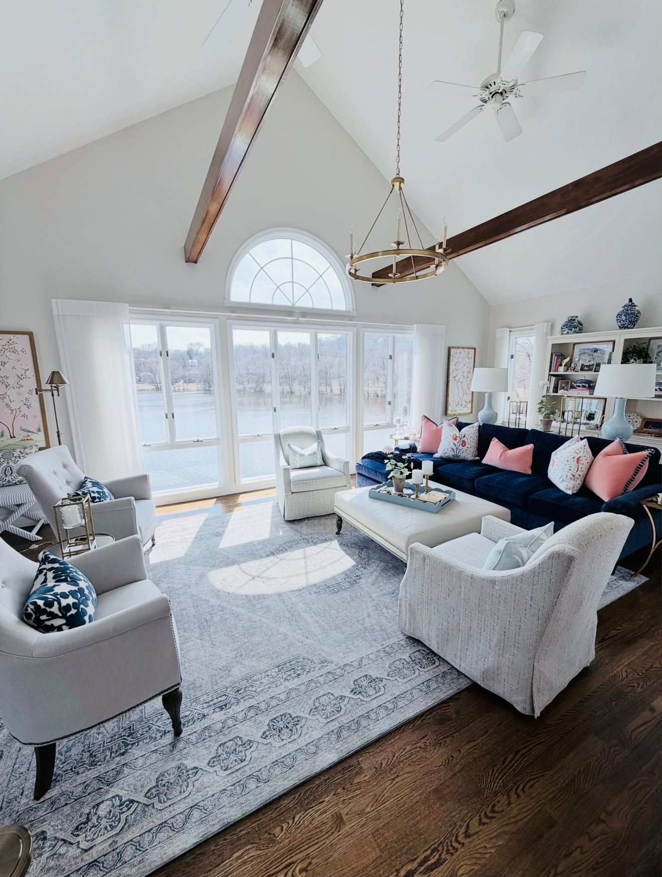 Living room cleaning