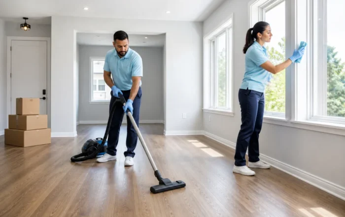 Move cleaning empty home